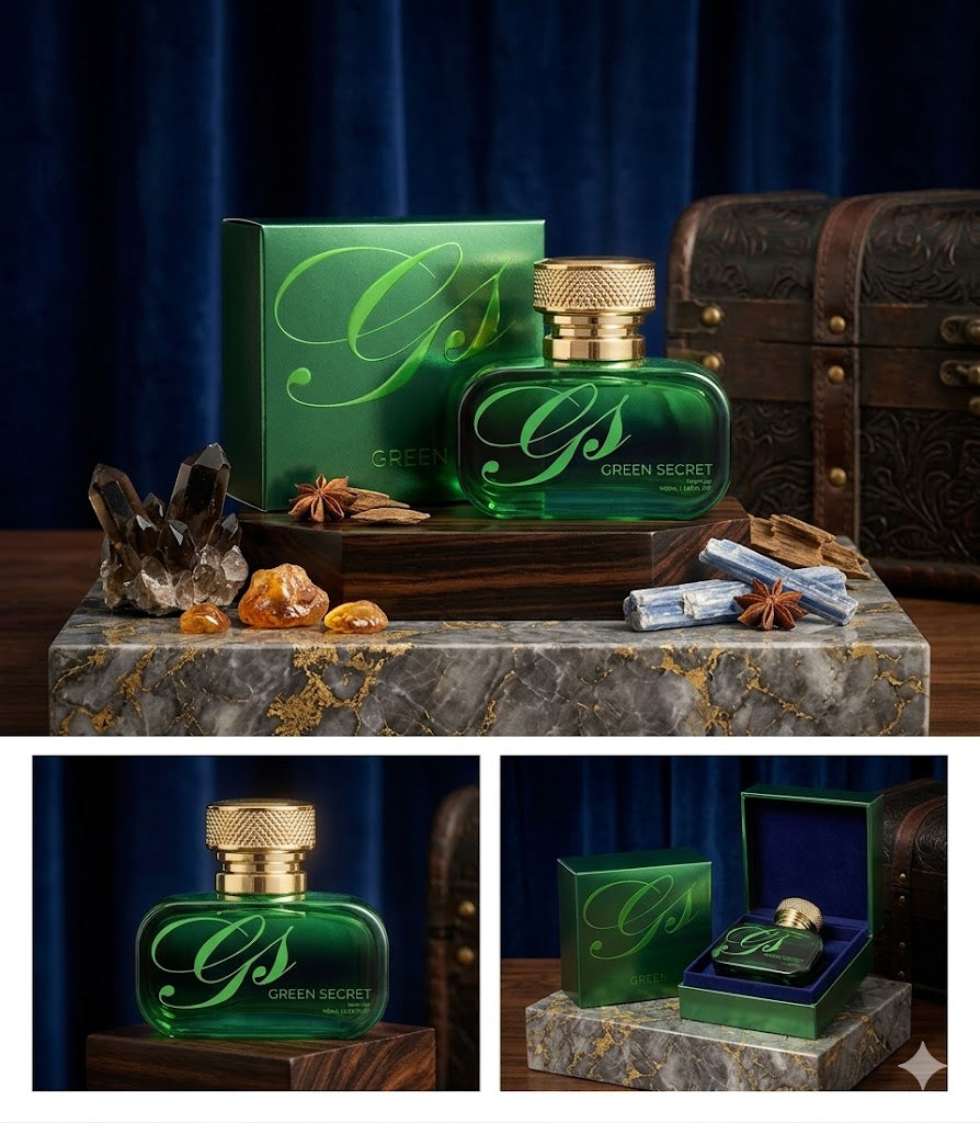 Green Secret (inspired by YSL Black Opium)